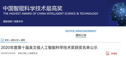 百項創新，智啟未來 人工智能科學技術獎名單公示彰顯公共服務技術咨詢新突破